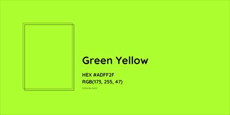 Green Yellow Complementary Or Opposite Color Name And Code Adff2f