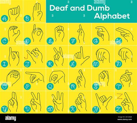 Deaf Symbol Sign Language