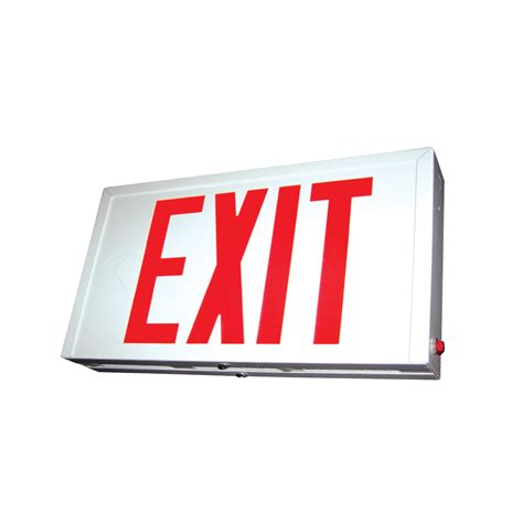X12U Steel LED Exit Sign - Advantage Environmental Lighting