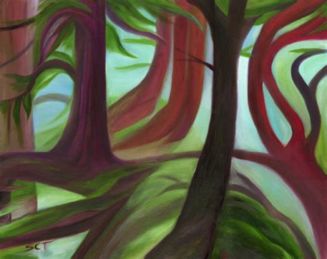 Tree Paintings Susan Cohen Thompson