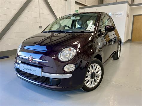 Fiat 500 Lounge Finished In Midnight Purple With 35000 M Ingram