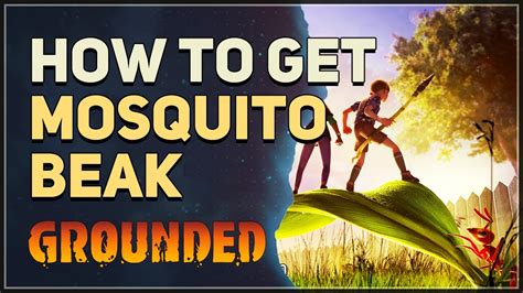 How To Get Mosquito Beak Grounded Youtube