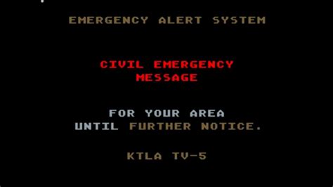 Emergency Broadcast System High Alert Youtube