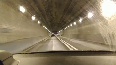 Entering Pittsburgh Through Fort Pitt Tunnel Stunning Skyline At