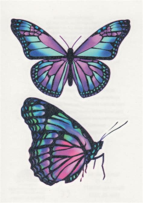 19 Best Purple Green Butterfly Tattoo Images On Pinterest