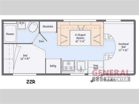 New 2017 Itasca Spirit 22r Motor Home Class C Rv Floor Plans