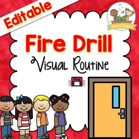 Fire Drill Visual Routine Pre K Pages Fire Drill Fire Drill