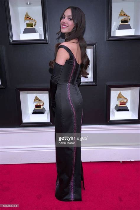 Olivia Rodrigo At The Grammys 2022 Red Carpet Backless Dress Formal