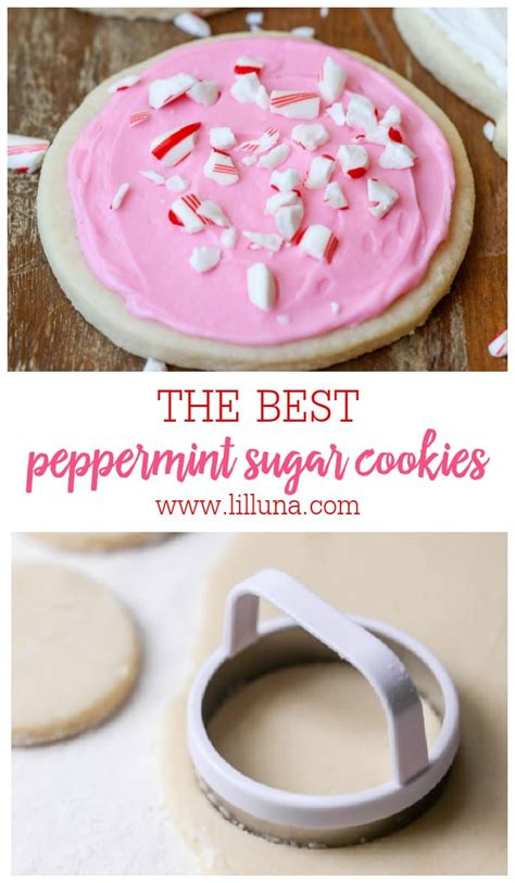 Peppermint Sugar Cookies Recipe Lil Luna