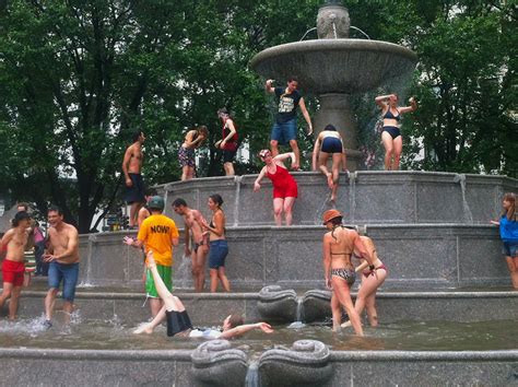 Fun Public Space Protest Central Park Fountain Yvonne Lin Flickr