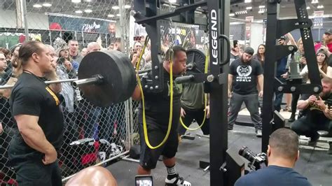 Higa Monster 505 Lbs Pause Squats No Belt In The Animal Pak Cage 2018