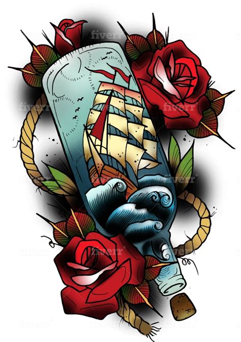 Make Neotraditional And Traditional Tattoo Designs By Jilliancorpse00 Traditional Tattoo