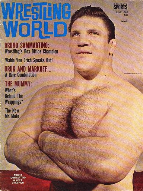 June 1966 Bruno Sammartino Bruno Sammartino Wrestling News Wrestling Stars