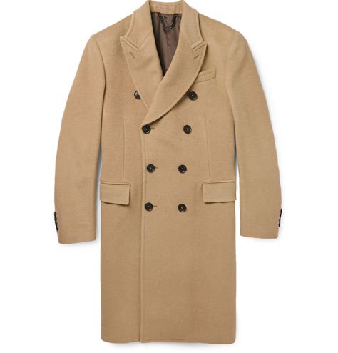 Paul Smith Double Breasted Wool Cashmere Overcoat In Natural For Men Lyst