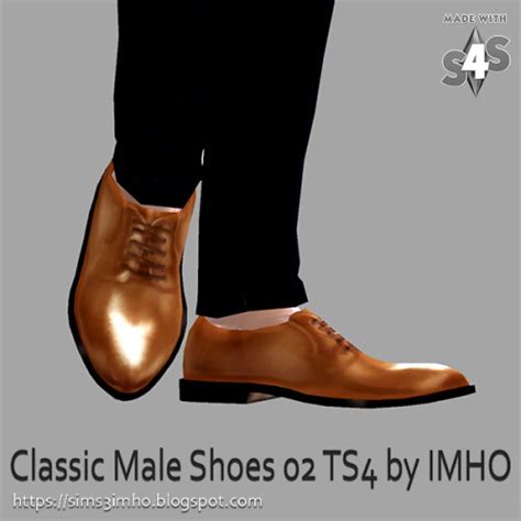 Classic Male Shoes 02 At Imho Sims 4 Sims 4 Updates