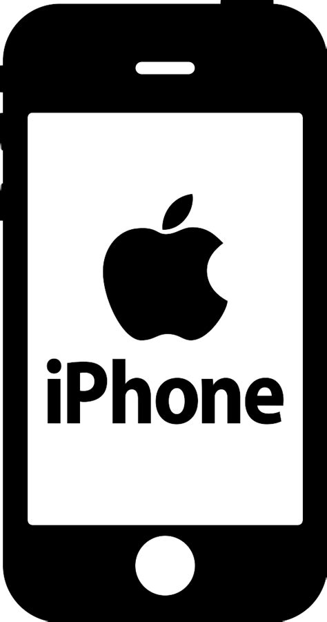 Fileapple Iphone Logosvg Wikimedia Commons
