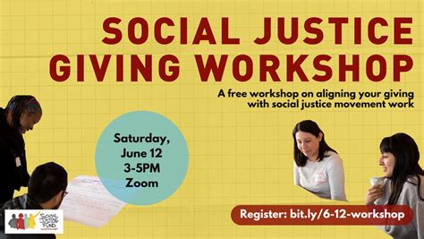 Social Justice Giving Workshop Social Justice Fund NW