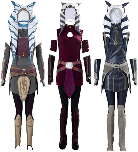 The Clone Wars Ahsoka Tano Costume Cosplay Outfit Full Set Star Wars