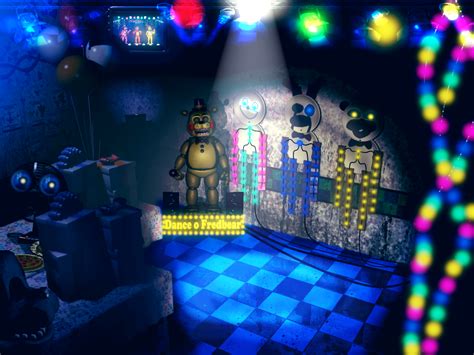 Freddys Wonderland 2 Mini Toy Fredbear Showroom By Freddyfredbear On