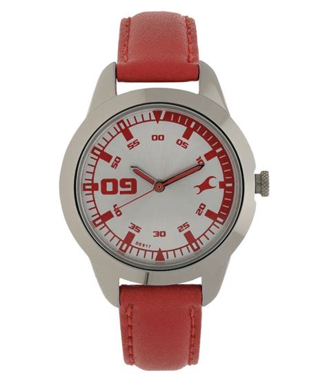 Fastrack Red Analog Watch Price In India Buy Fastrack Red Analog Watch