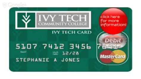 Ivy Tech Debit Card Youtube