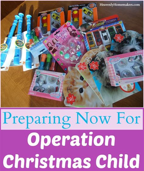 Prepare Now For Operation Christmas Child