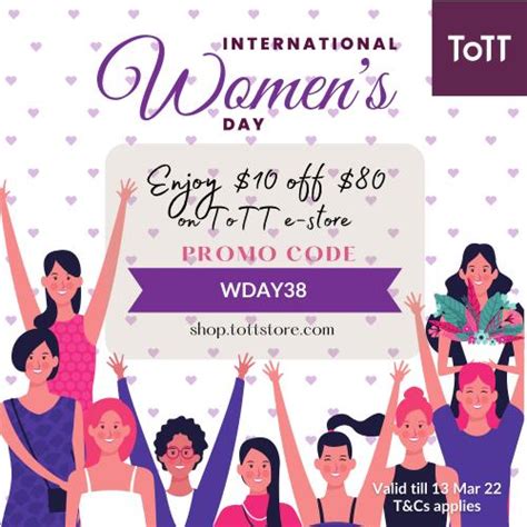 Mar Tott International Women S Day Sale Sg Everydayonsales Com