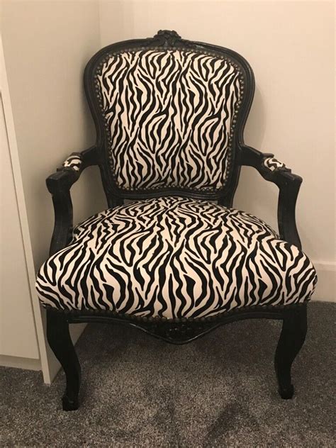 Bedroom Chair Zebra Print Boutique Chair In Chingford London Gumtree