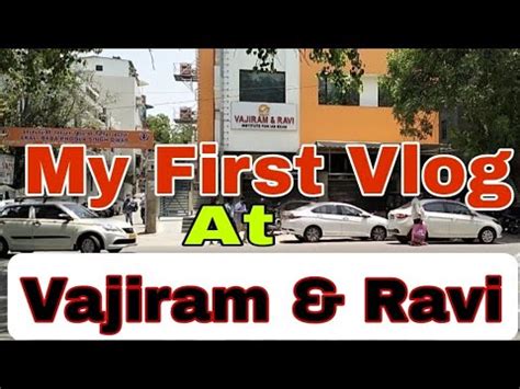 My First Vlog Vajiram Ravi Vajiram And Ravi Review Vajiram
