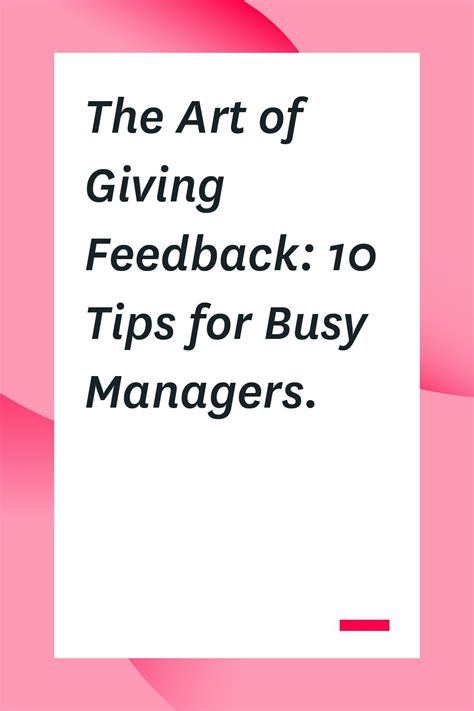 the art of giving feedback 10 tips for busy managers toggl blog good leadership skills