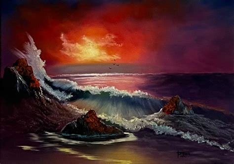 Sunset Seascape Bill Alexander