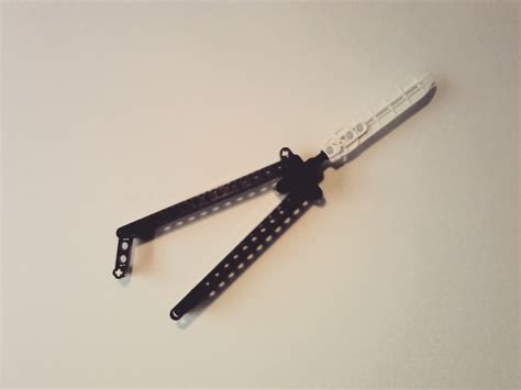 Best Lego Butterfly Knife 8 Steps Instructables