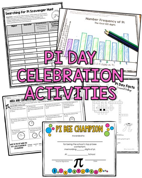 These Worksheets And Activities Are Perfect For Your Classroom Pi Day