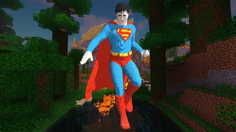 Minecraft Superman Build Schematic 3d Model By Inostupid E707d39