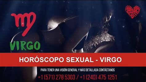 Horóscopo Sexual Virgo Youtube