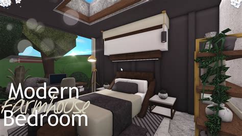 Roblox Bloxburg Modern Farmhouse Bedroom For Teens 40k Youtube