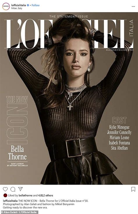 Bella Thorne Bares All In Sheer Top On Racy Magazine Cover As Pornhub Announces