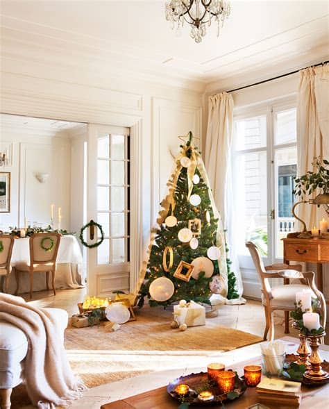 Decorar casas no tiene porque ser muy costoso ¡simplemente se necesita tiempo y maña! Ideas para decorar de Navidad tu casa en dorado y blanco