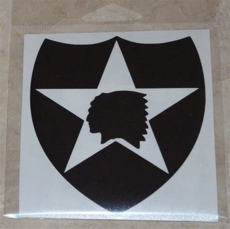 2nd Infantry Division Vinyl Decal