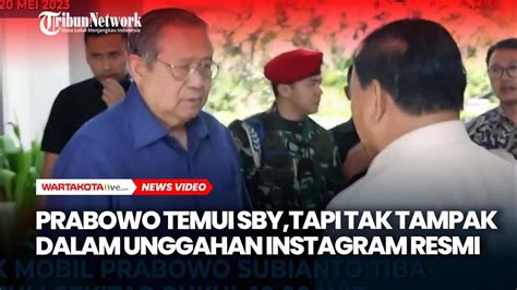 Prabowo Temui Sby Di Pacitan Tapi Tak Tampak Dalam Unggahan Instagram