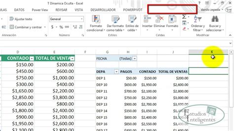 Tablas Dinamicas Y Filtros Youtube