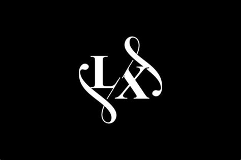 Lx Monogram Logo Design V6 Graphic By Greenlines Studios · Creative Fabrica