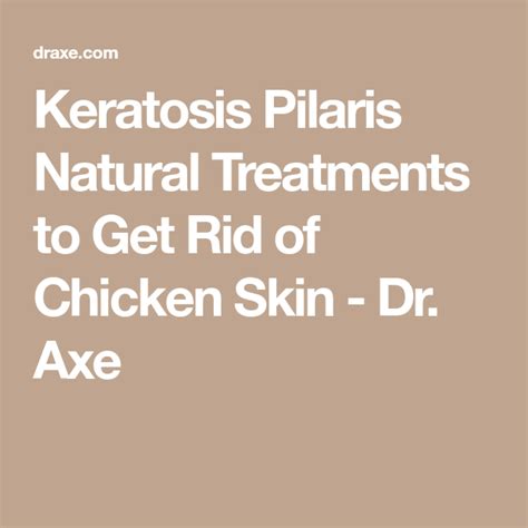 How Can I Get Rid Of Chicken Skin Chicken Skin Keratosis Pilaris