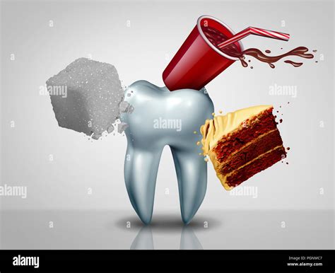 Effects Of Sugar On Teeth As An Oral Care Risk As A Dentistry Tooth