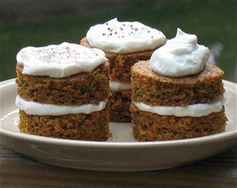 We've even got a couple healthy cake recipes that make the low carb dessert list! Carrot Cake Towers: Diabetic Friendly - Amanda's Cookin'