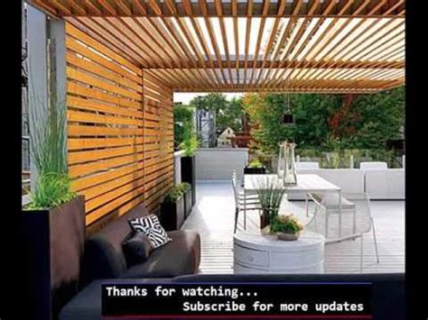The la modern garden pergola offers clean crisp lines and plenty of shade with its closely spaced rafter. Pergola Modern | Pergola Design Pic Collection - YouTube