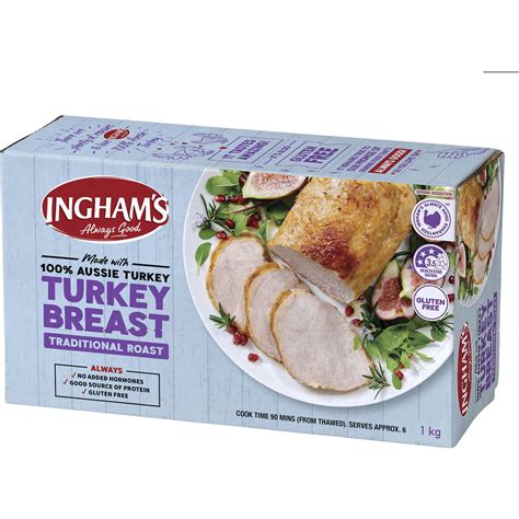 Calories In Ingham S Frozen Whole Turkey Calorie Counter Australia