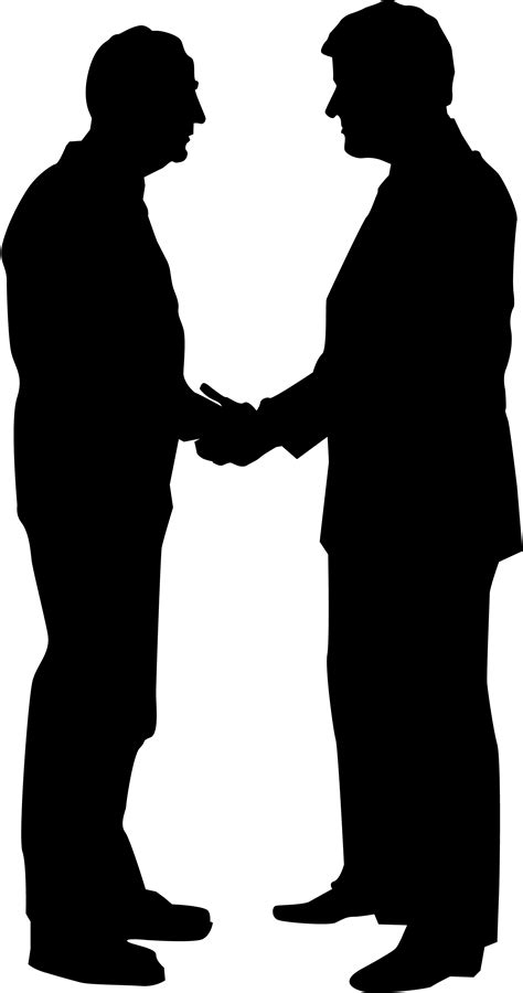 Two Man Silhouette Clipart Best Clipart Best Clipart Best