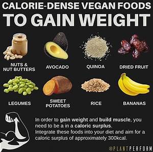 Calorie Dense Vegan Foods To Gain Weight R Veganweightgain