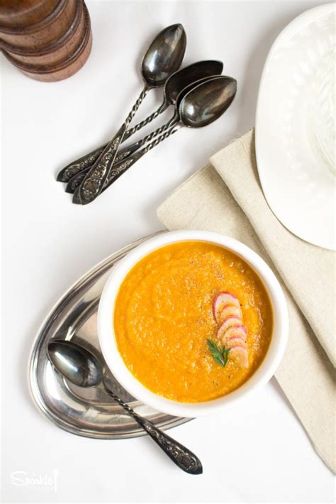 Carrot Ginger And Apple Soup Sparkle Kitchen